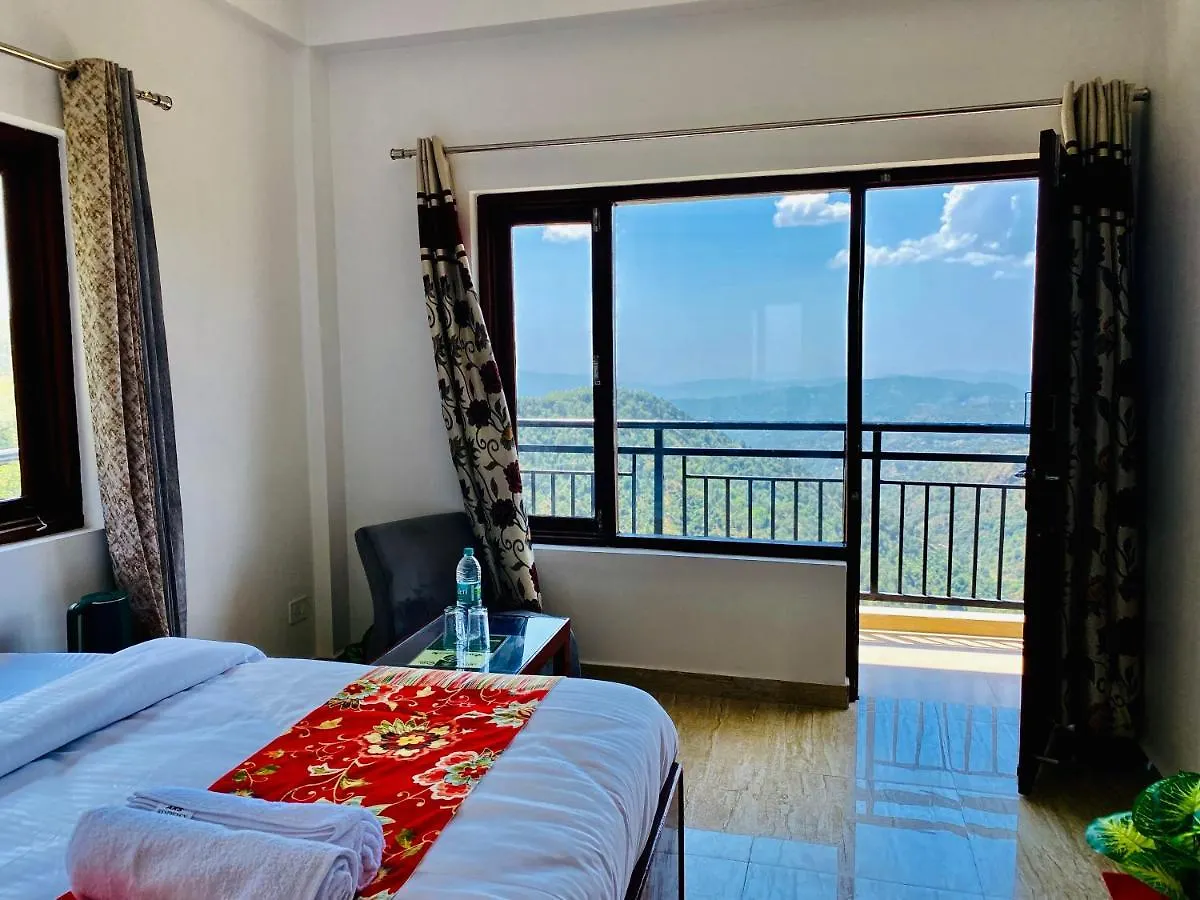 Hotel Aks Residency With Valley View On Road With Private Parking Shimla